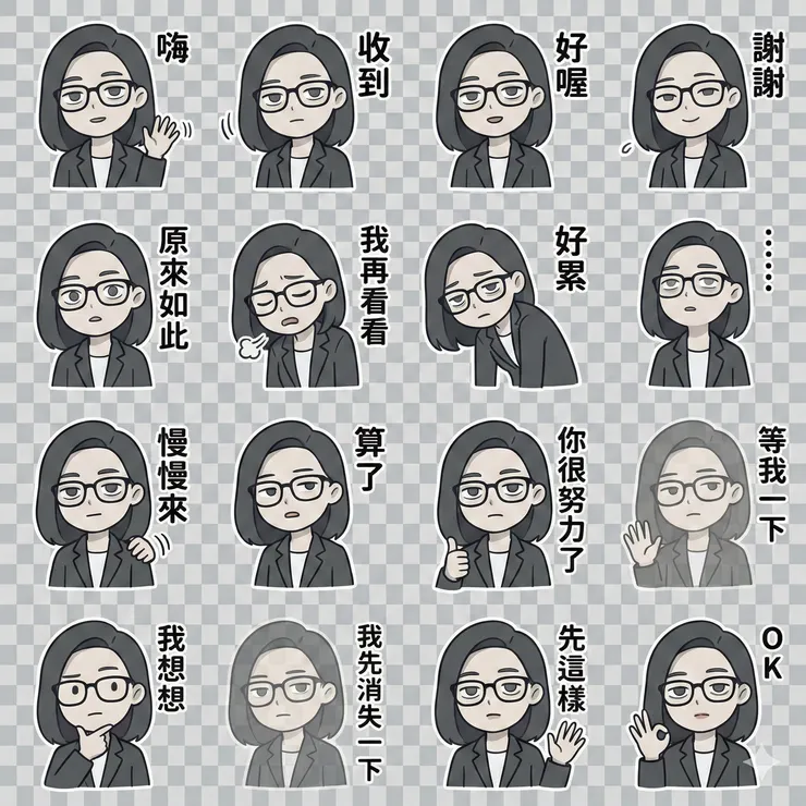 牧牧的照片製作line貼圖