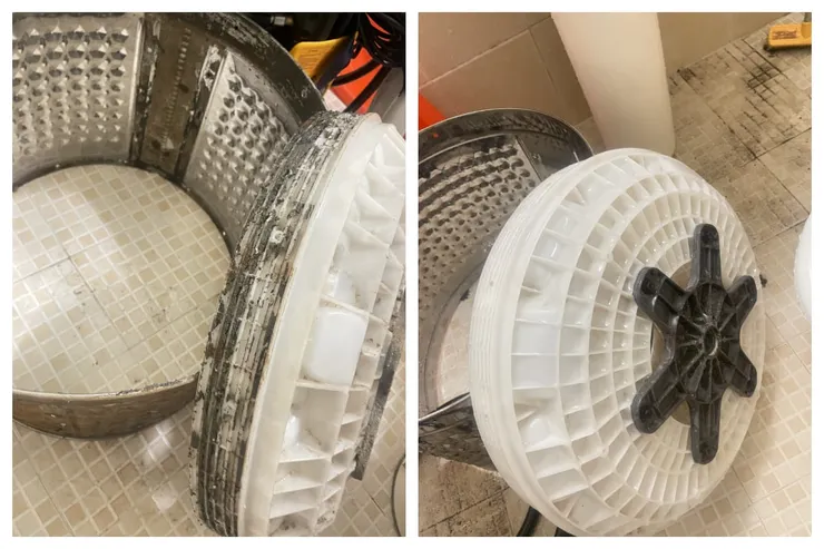 藏污納垢的洗衣機,無法順利完成洗淨衣物任務