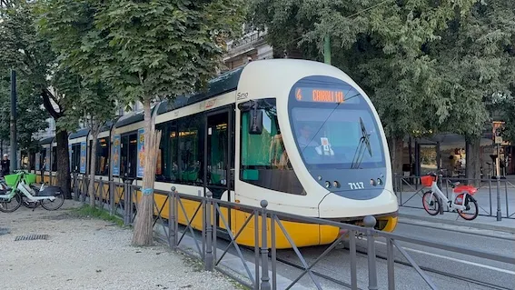 義大利米蘭的市區電車