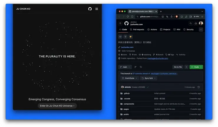 科技立委全開源官網 juchunko.com