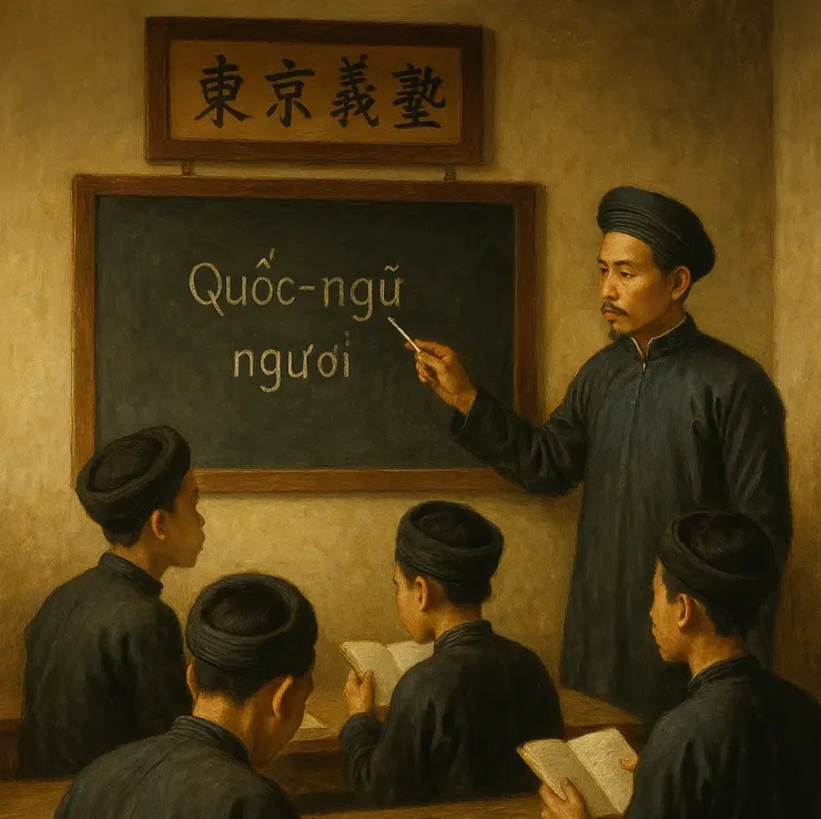 「東京義塾」是20世紀初越南愛國/革新運動的一個重要樞紐與象徵性據點 (位於河內還劍湖附近，可惜現已不存在)