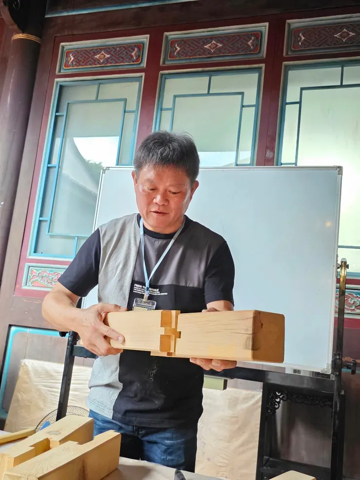 林山田匠師現場實作教學