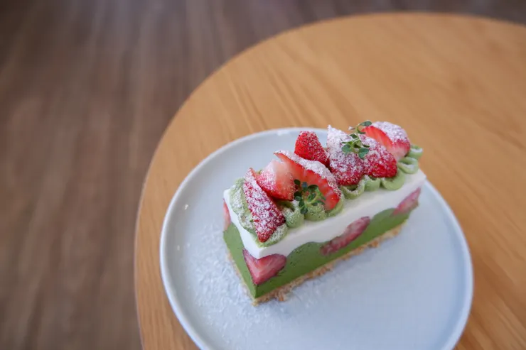 小山園抹茶草莓乳酪蛋糕
