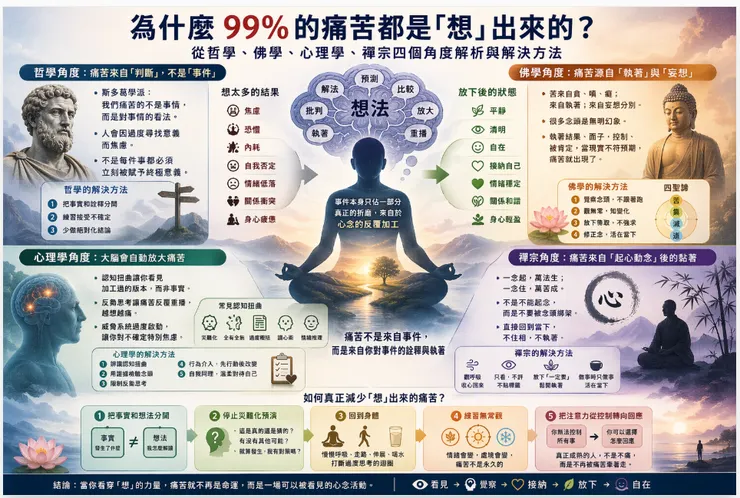 痛苦與幻想:哲學、佛學、心理學、禪宗