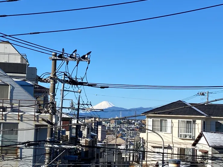 好清晰的富士山（手機拍攝）