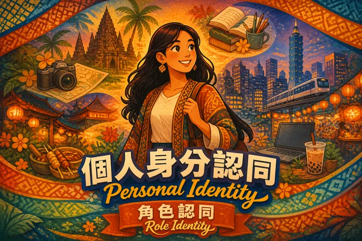 在家鄉、出國後的你,究竟哪個才是真實的?(圖/ChatGPT 製作)