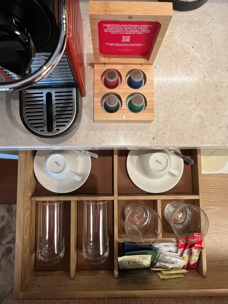 有4種新加坡品牌twg的茶包。