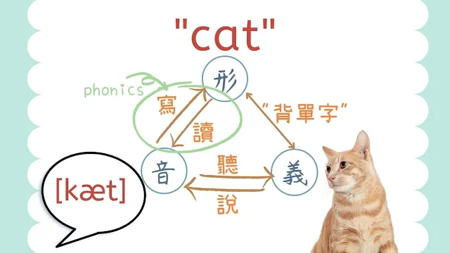 Phonics 是"字母"和"發音"之間的關係