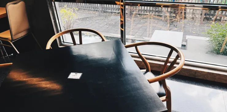 飯店的早餐用餐區