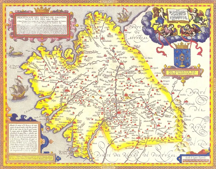 十七世紀初的加利薩地圖