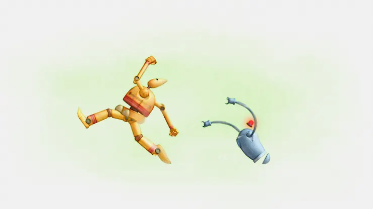 此時多數美術都還在設定，但這張圖已經跟最後成品相當接近了