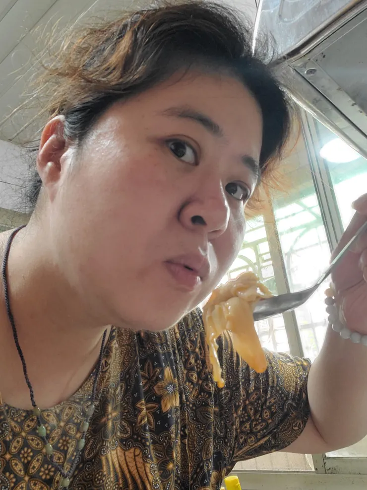 來張拌好就迫不及待吃的照片