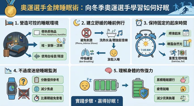 奧運選手金牌睡眠術
