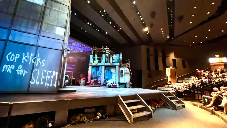 奧勒岡州莎士比亞戲劇節 羅密歐與茱麗葉 舞台設計 作者攝影