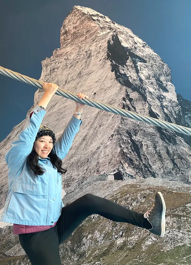 媽，我登上馬特洪峰了(才怪)