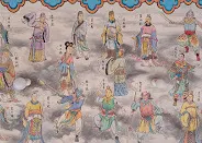 浮雕彩繪藝術（圖片截圖於網路）