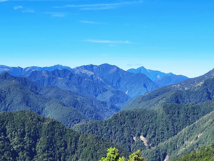 眺望南二段群峰