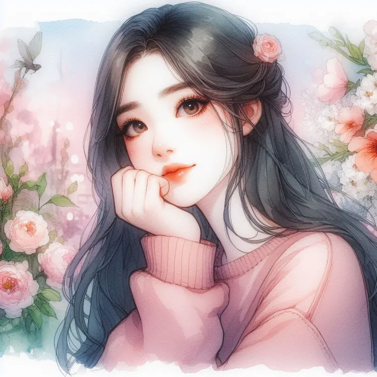 我懷著少女的溫柔情懷,在歲月中靜靜守望未來喲