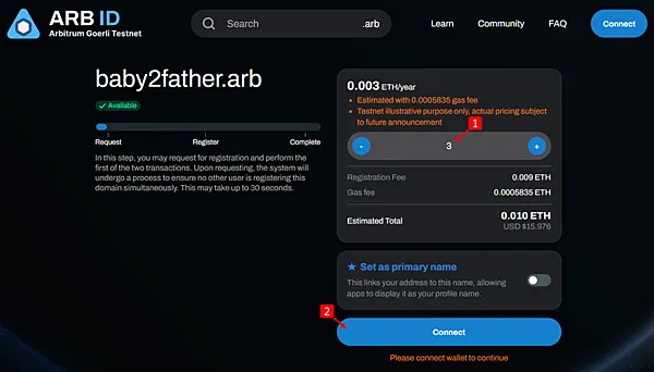  ARB ID｜Arbitrum網域名稱，購買教學 get your .arb