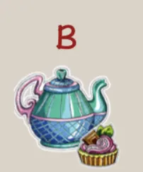 鮮奶茶＋藍莓巧克力派