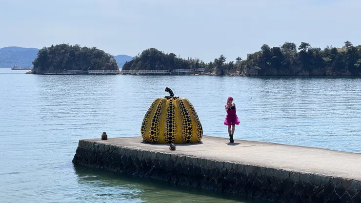 看到一位 類D Gaga 跟大南瓜超合拍！