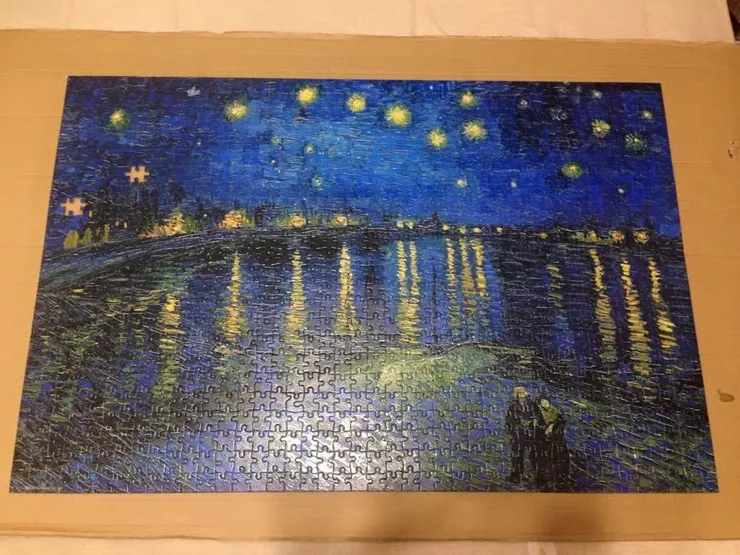 缺兩片的完成照