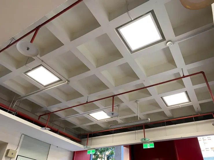 室內使用格子樑天花