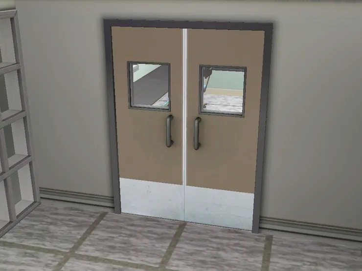 這邊走廊只有一個大房間，沒有人喜歡對著洗手間上課吧？