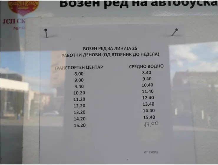 左為去程，右為回程。