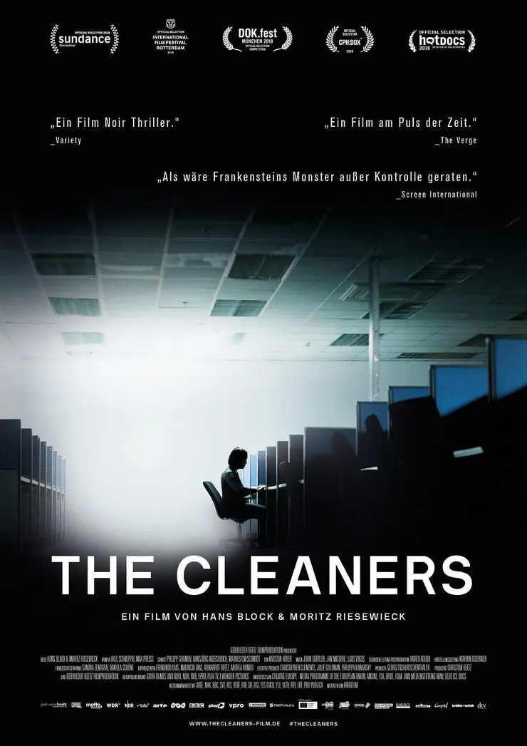 2018 年的紀錄片《The Cleaners》正是揭露了「網路清道夫」的日常工作。來源：IMDB