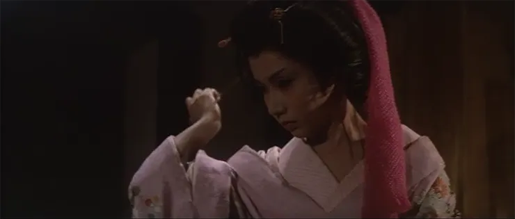 《五瓣之樁》的「志野」（岩下志麻飾）是「白如霜」的原型。