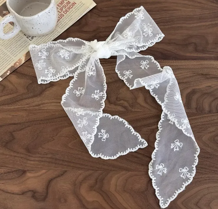 白色蝴蝶結綁帶🤍