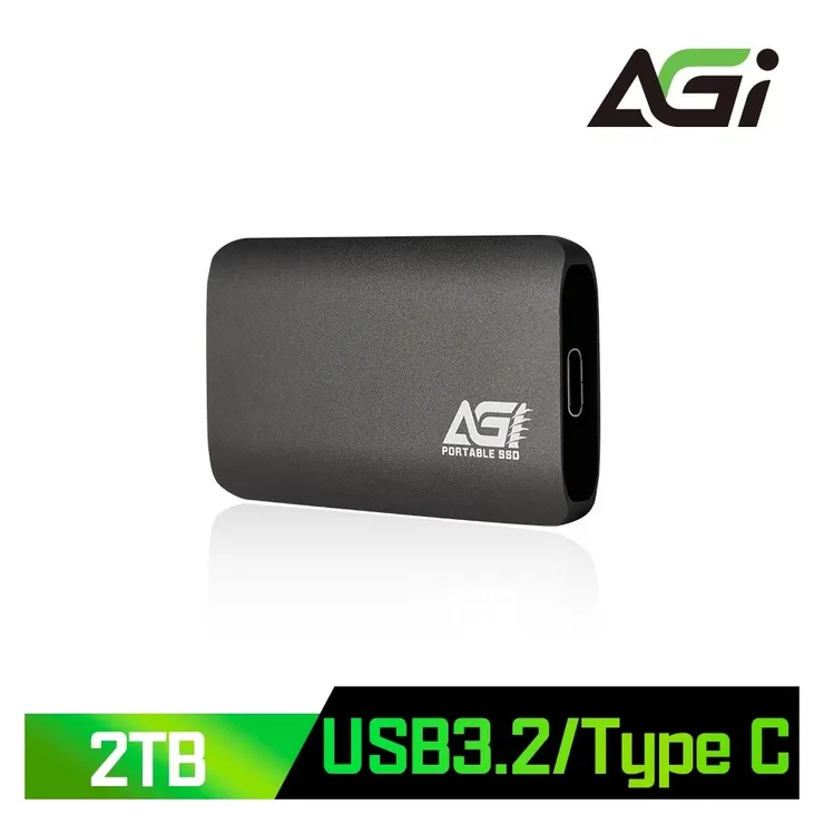 AGI亞奇雷 ED138 2TB 外接式 SSD USB3.2 