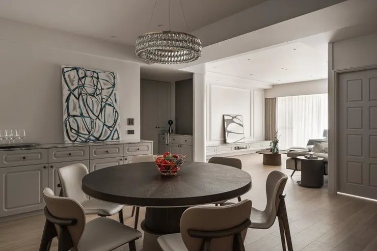 (作品呈現：美術園邸－老屋蛻變：輕美式風格的優雅重塑｜高雄藝瓦室內設計)