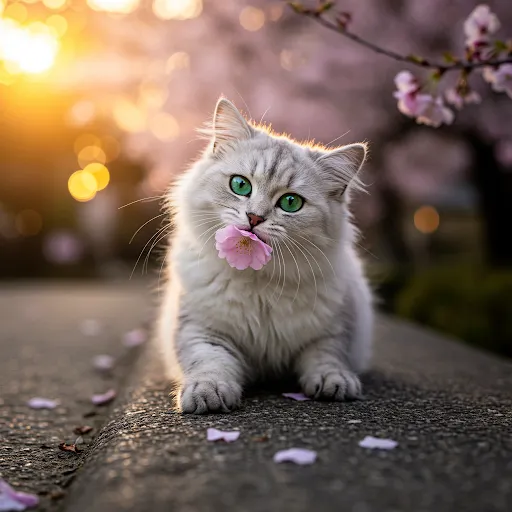 就算看到的是殘櫻也勝過塑膠假花