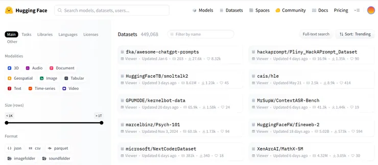 https://huggingface.co/datasets