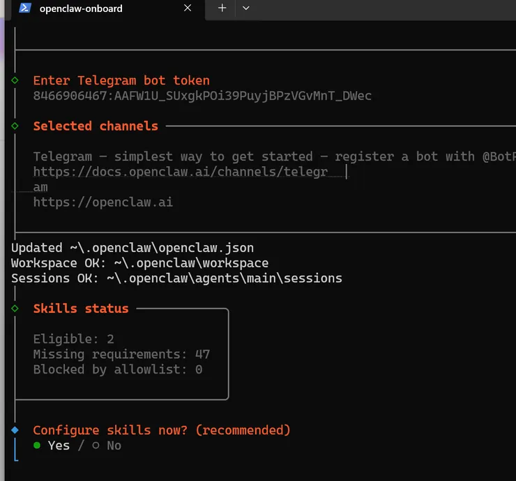  OpenClaw  安裝程序之一