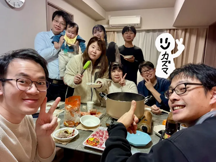 第一次在國外過年,所幸有教會小組的人的陪伴,才不覺得孤單。