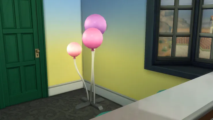 這些不是汽球而是落地燈。