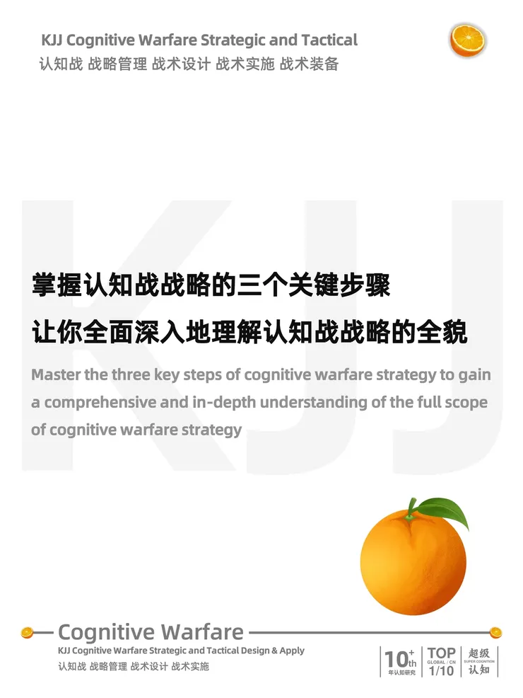認知作戰殼吉桔：認知戰戰略全案怎麽做