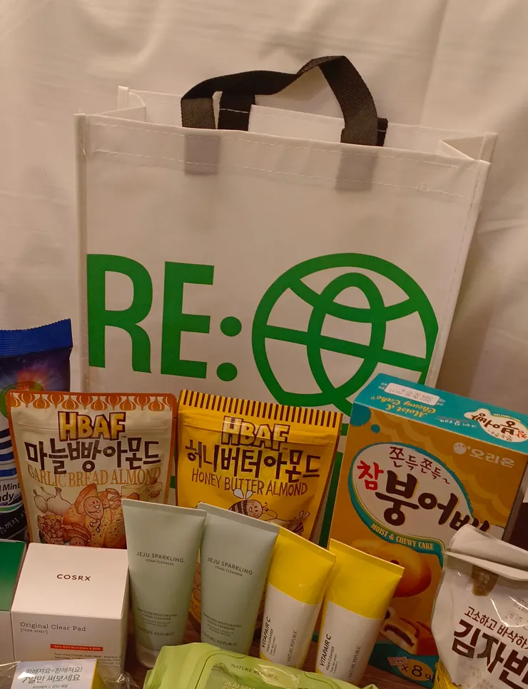 樂天超市的環保袋(小, ₩600)