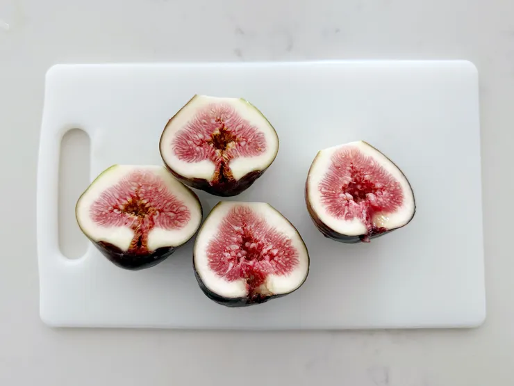 美麗的無花果切面