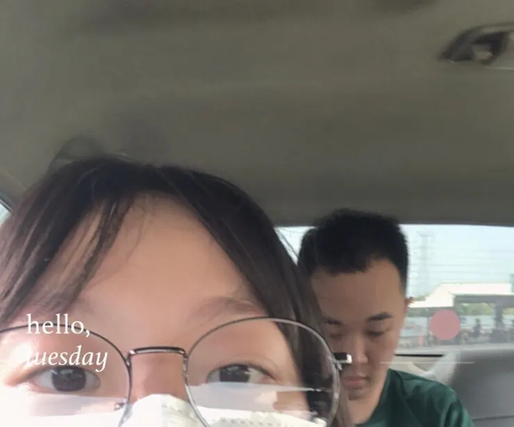 那天還好江綿羊主動說要跟我一起去練開車，不然我真的會覺得很無助，大大的謝謝