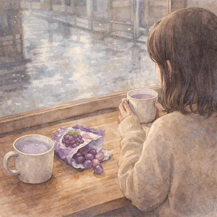 雨停之後，室內只剩下味道與溫度。有些甜，已經被好好地收起來了。〈本插圖意象示意圖由AI協助生成。〉