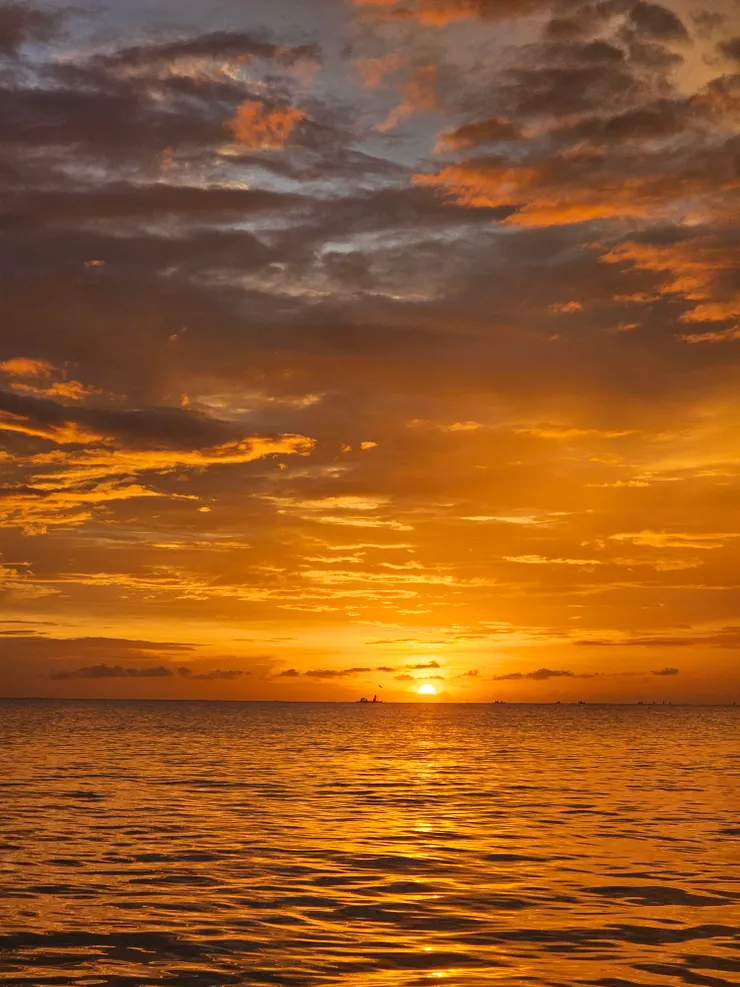 令人震撼的日落美景