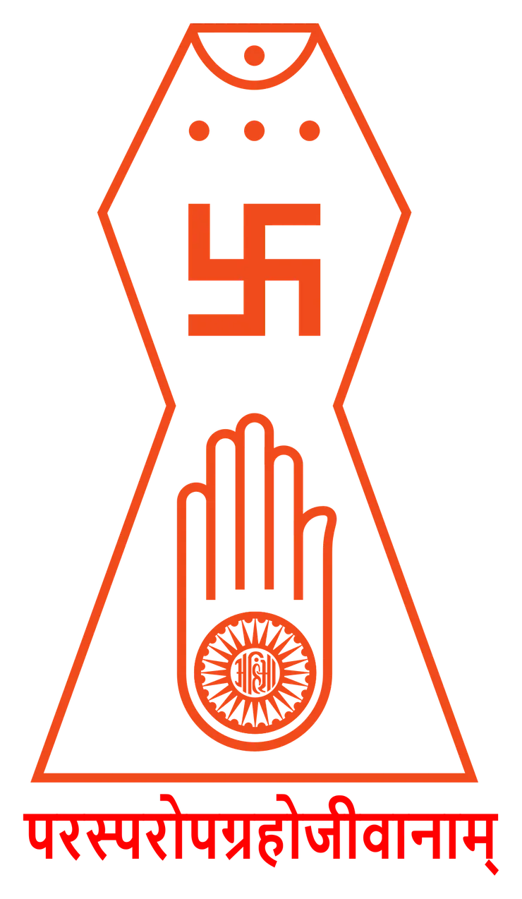 耆那教官方標識中包含右旋卐字