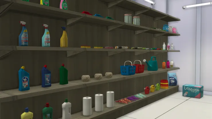 其他的可以說是日用品,例如繩子和廚房紙。