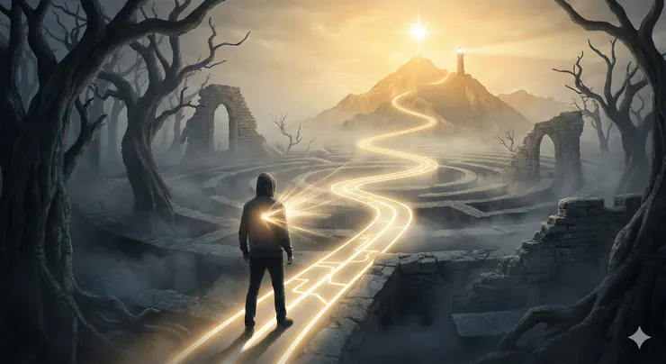 人生迷途難免,堅定信念修正「人生軌跡」,終將通往終極目標!