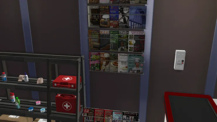 首先當然有雜誌，有些八卦的人會買。