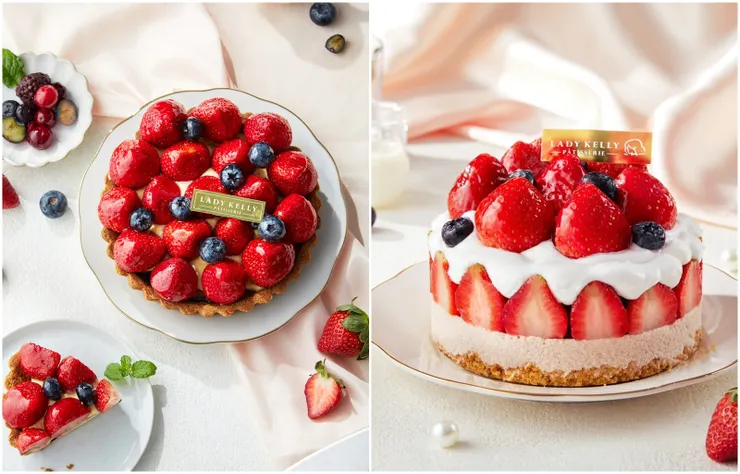圖說:草莓季正式登場!從塔到蛋糕,LADY KELLY用一整系列當季大湖草莓甜點,為年末留下最甜的儀式感。(資料來源:LADY KELLY)
